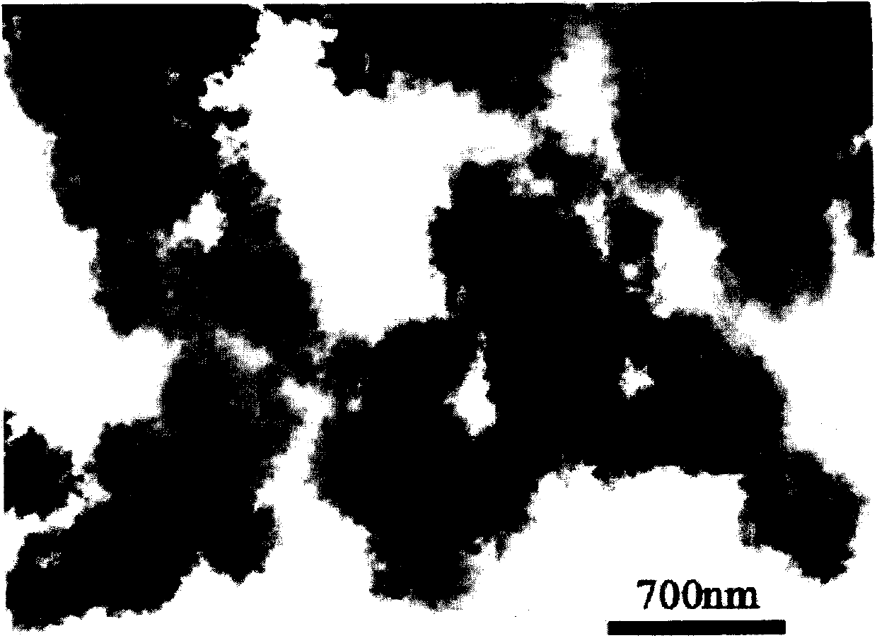 Molybdenum disulfide/titanium dioxide compound and preparation method thereof