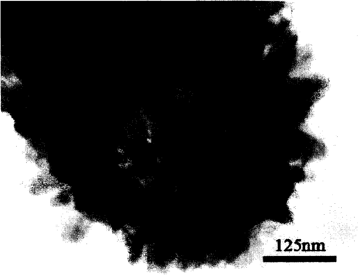 Molybdenum disulfide/titanium dioxide compound and preparation method thereof