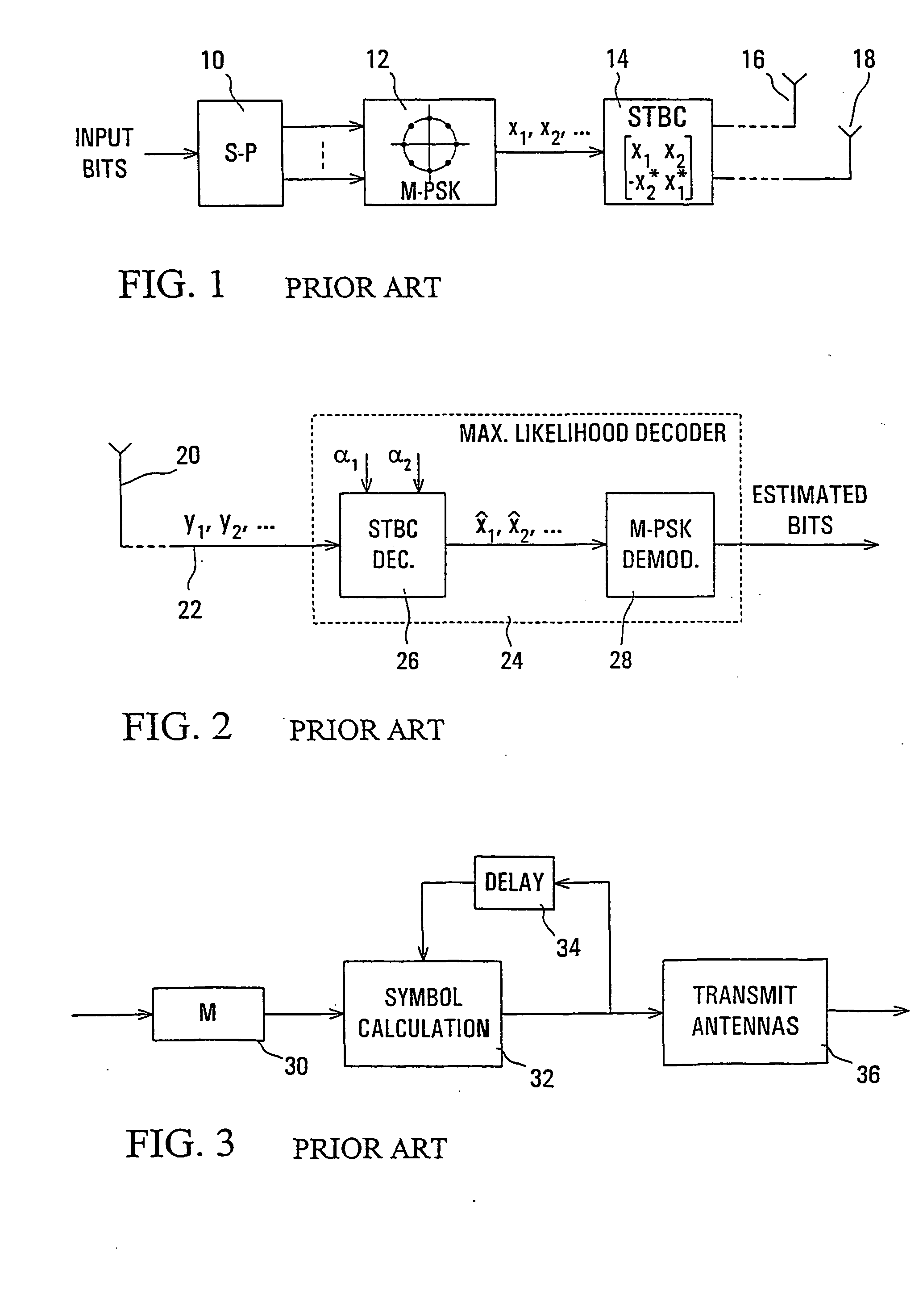 Differential space-time block coding