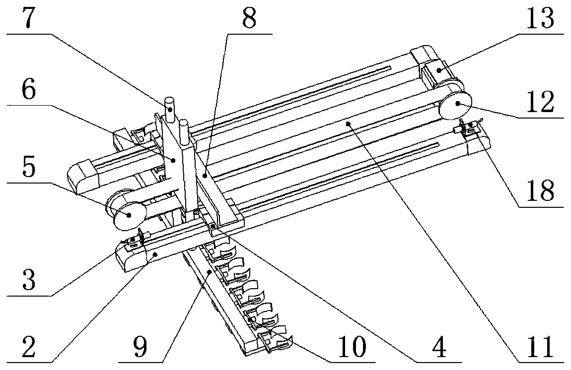 A kind of block seedling automatic transplanting device and method