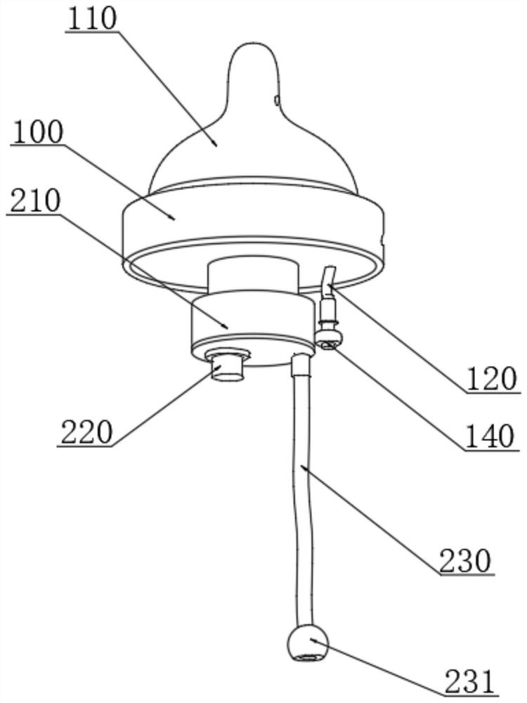 Automatic anti-choking medicine feeder for medical pediatric infants