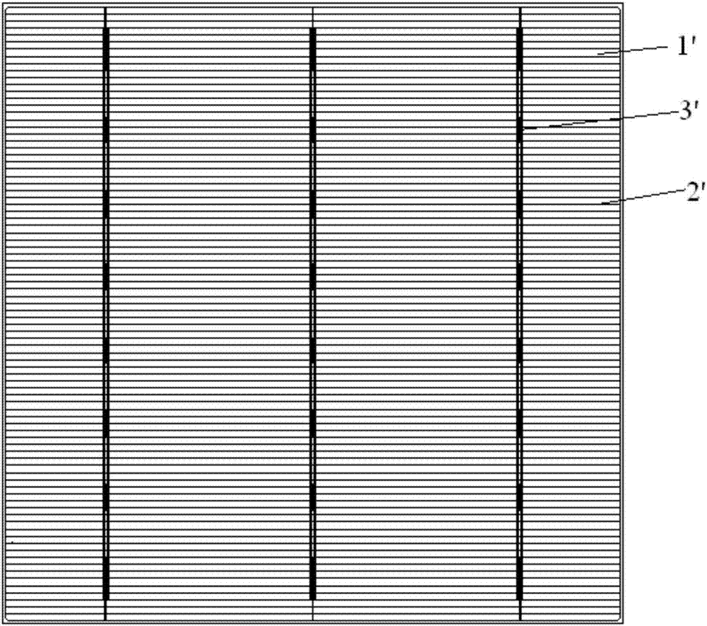 Solar cells without main grid and photovoltaic module