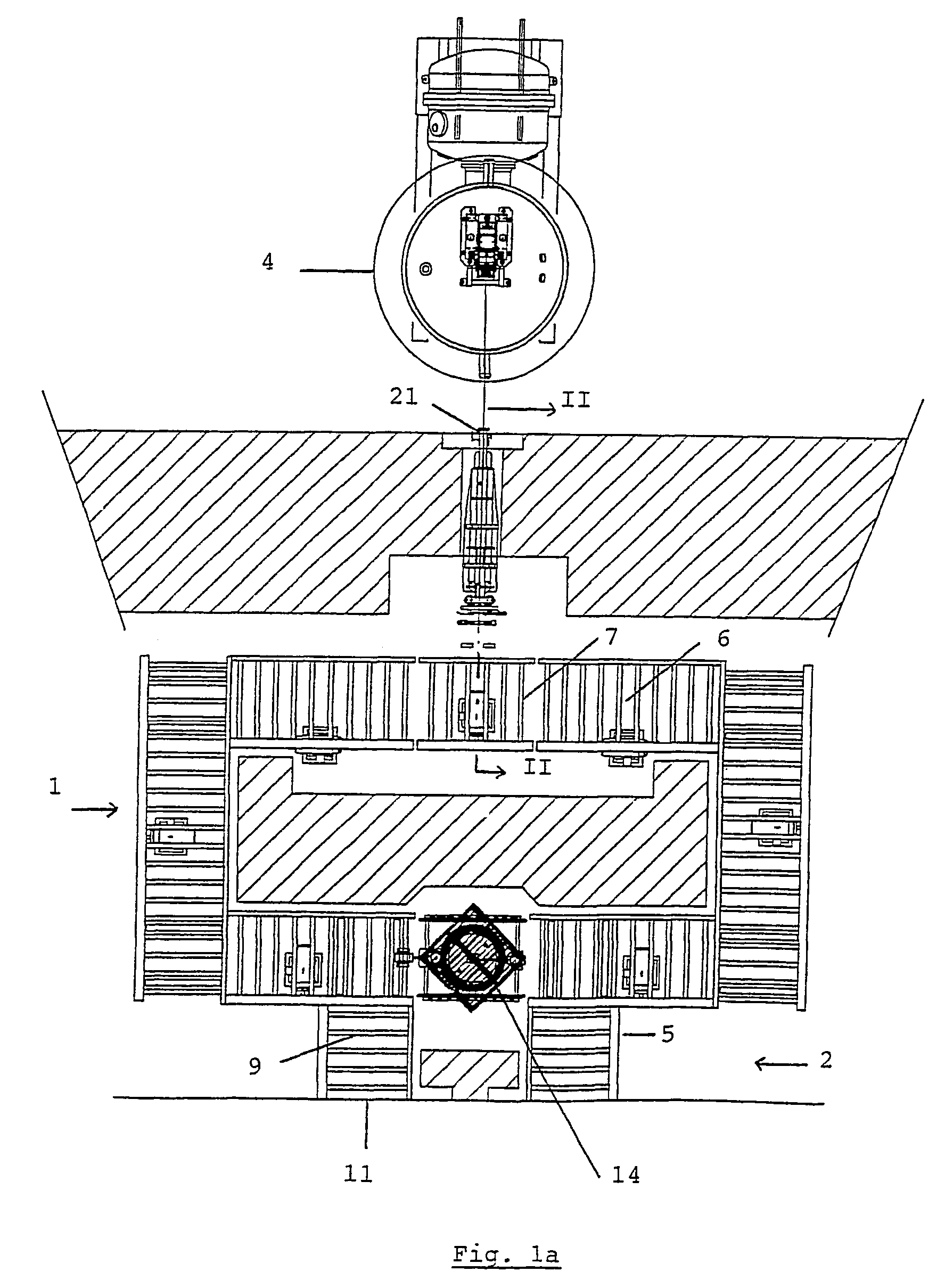 Process and apparatus for irradiating product pallets