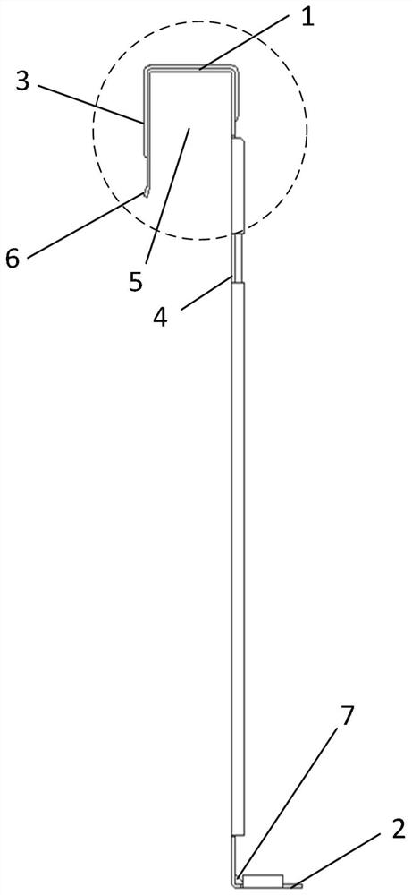 Evaporator fixing structure