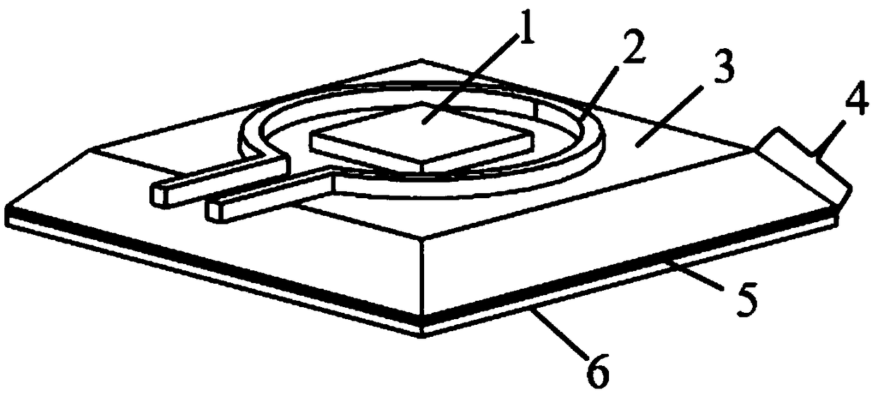 ODMR functional part integrated diamond NV magnetometer and manufacturing technology thereof