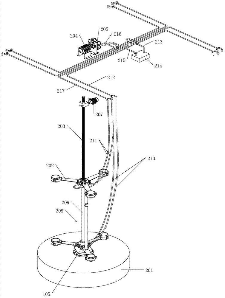 Combined type oscillation floater wave energy power generation device