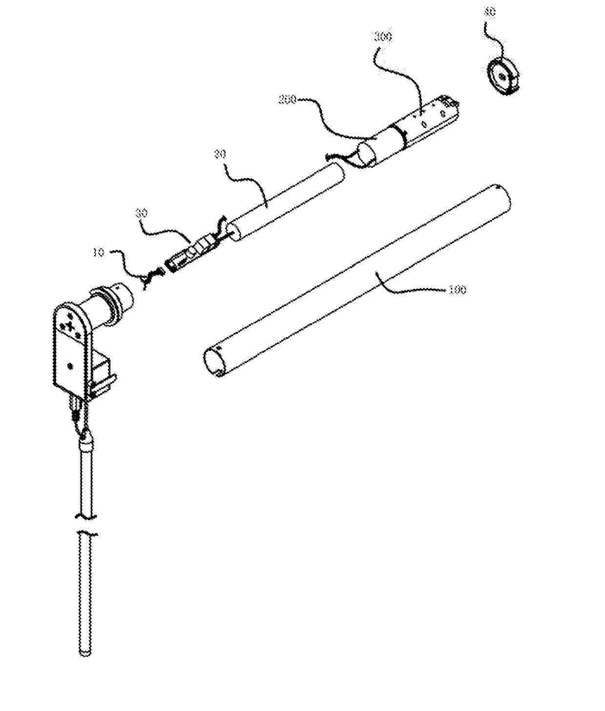 A reel pipe motor and a rolling curtain positioning control system