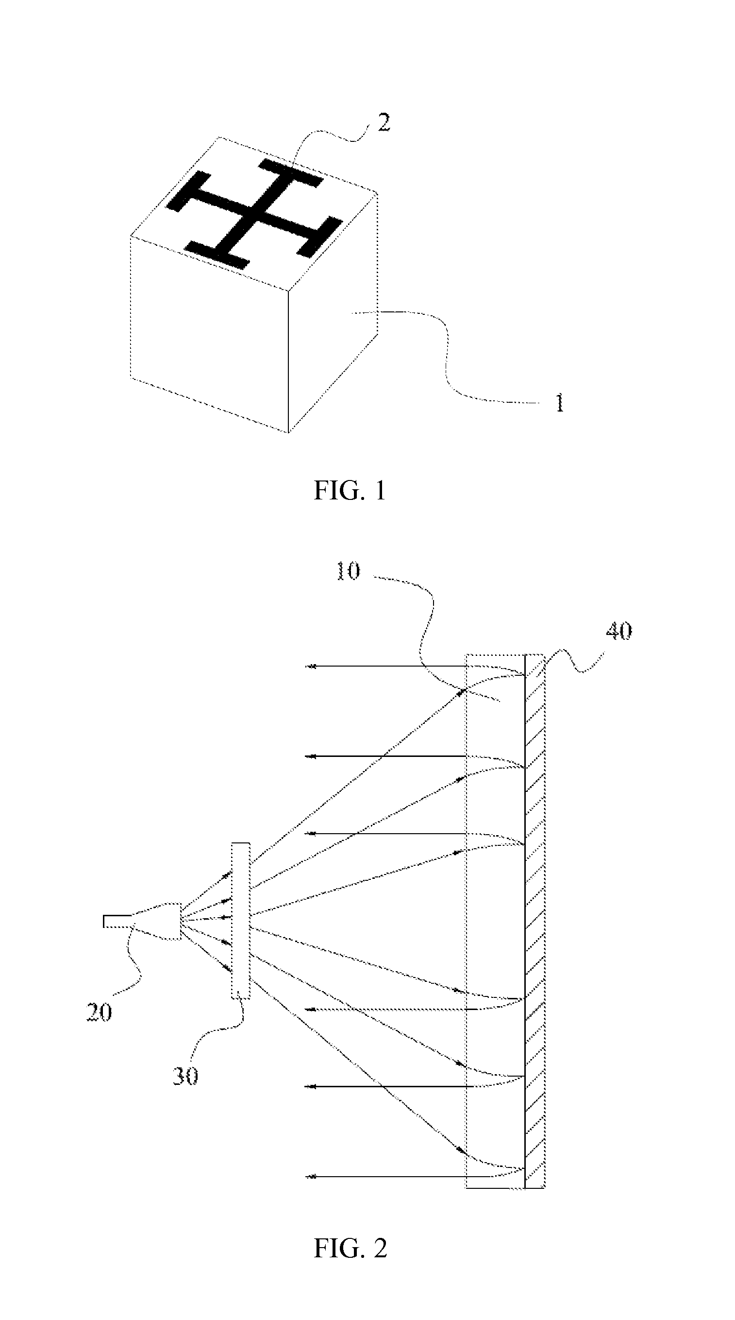 Front feed microwave antenna