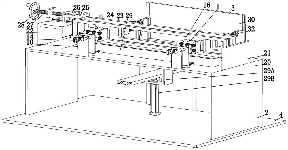 Blanking machining machine and method for aluminum alloy cable bridge manufacturing