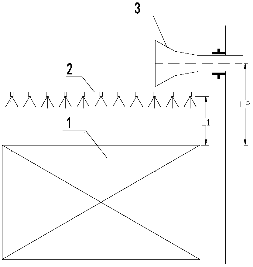 SCR denitration method and device with combined soot blowing function