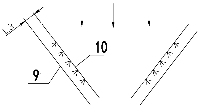 SCR denitration method and device with combined soot blowing function