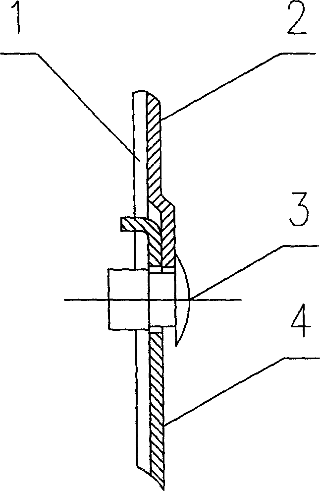 Decompression anti-explosion device for switch cabinet