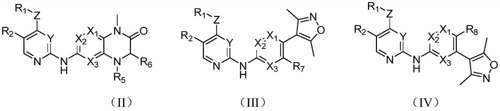 Compound with multi-target inhibition effect, composition, functional molecule and application of compound