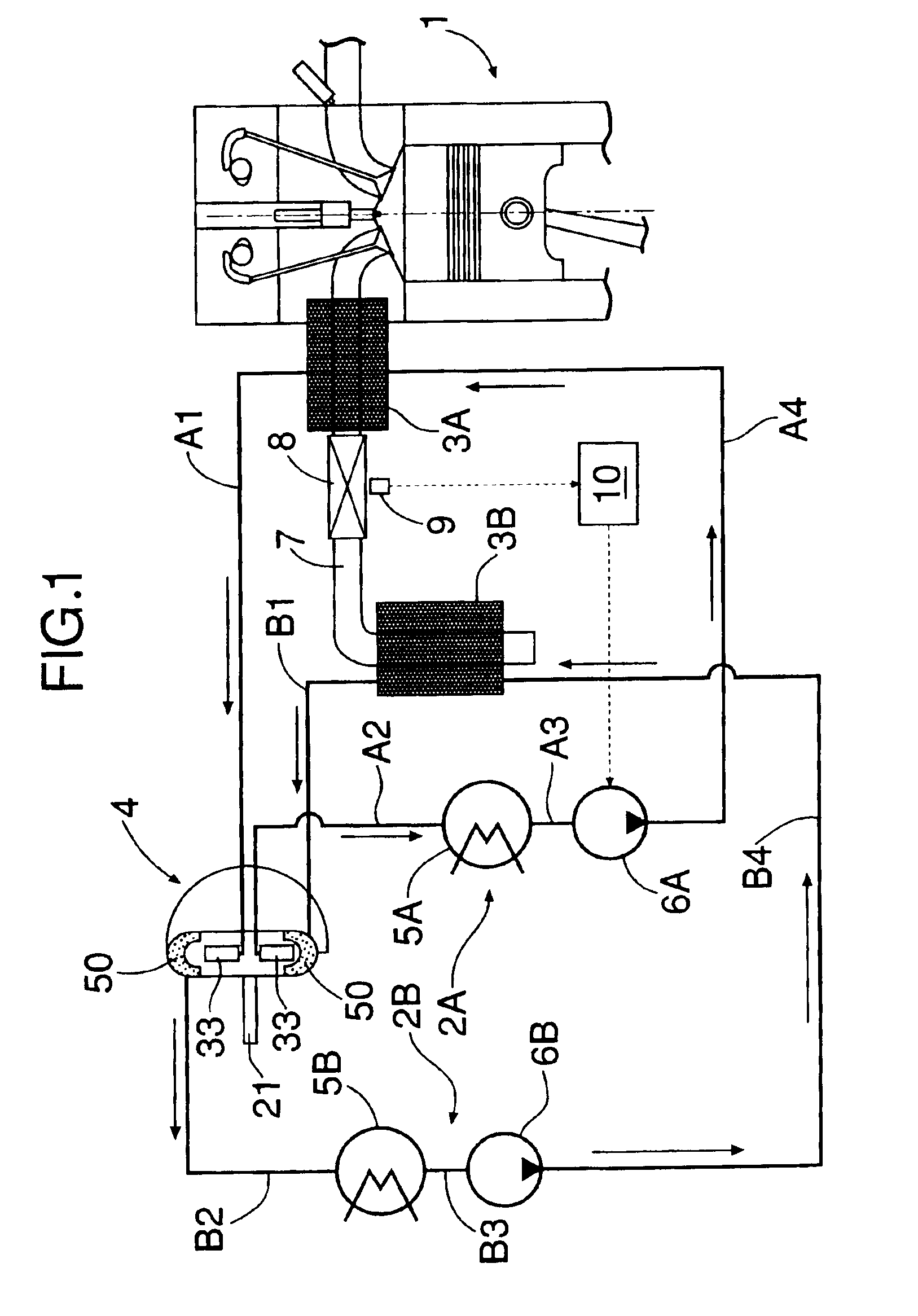 Rankine cycle device of internal combustion engine