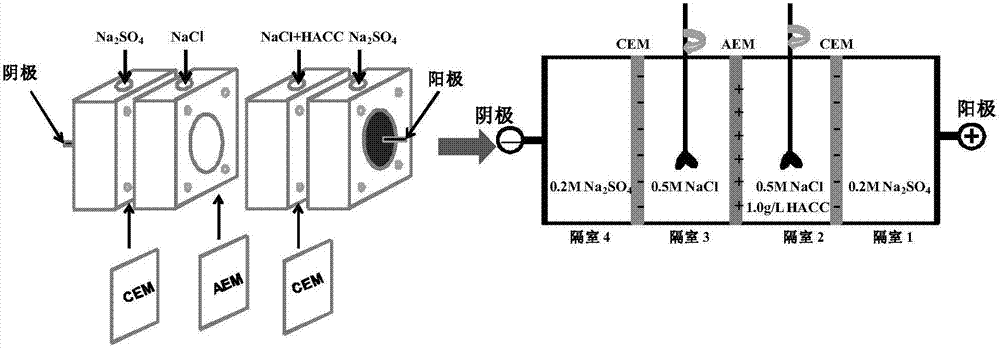 Preparation method of anion-exchange membrane with univalence and multivalence selective separation function