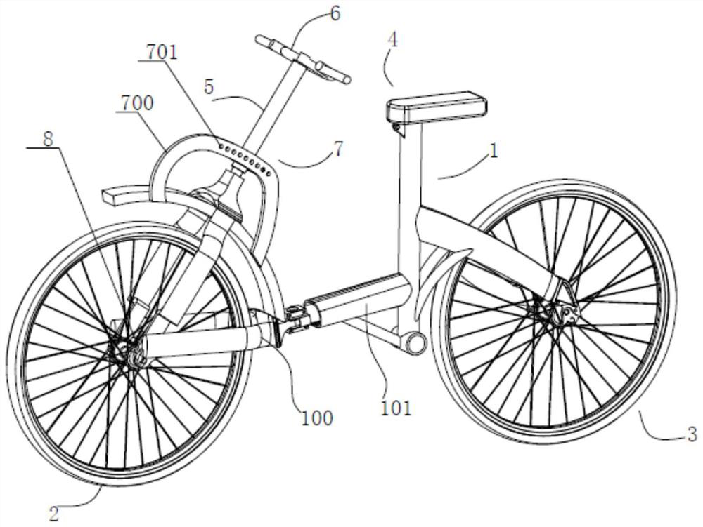 Bicycle with easy adjustment of riding posture and driving direction