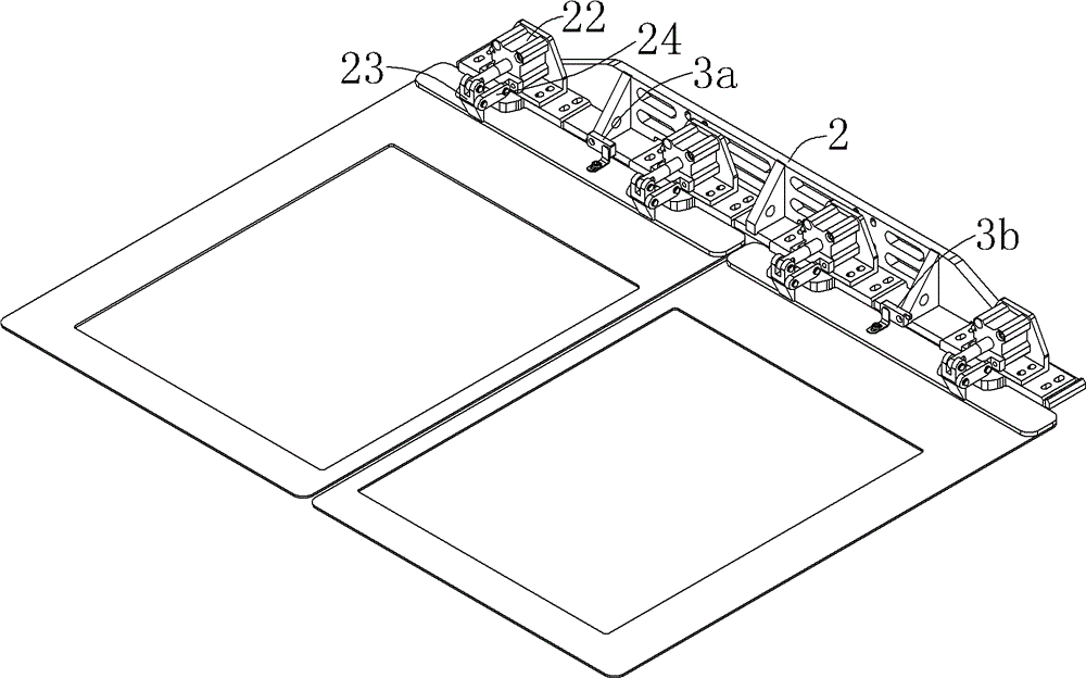 A sewing machine with easy template replacement