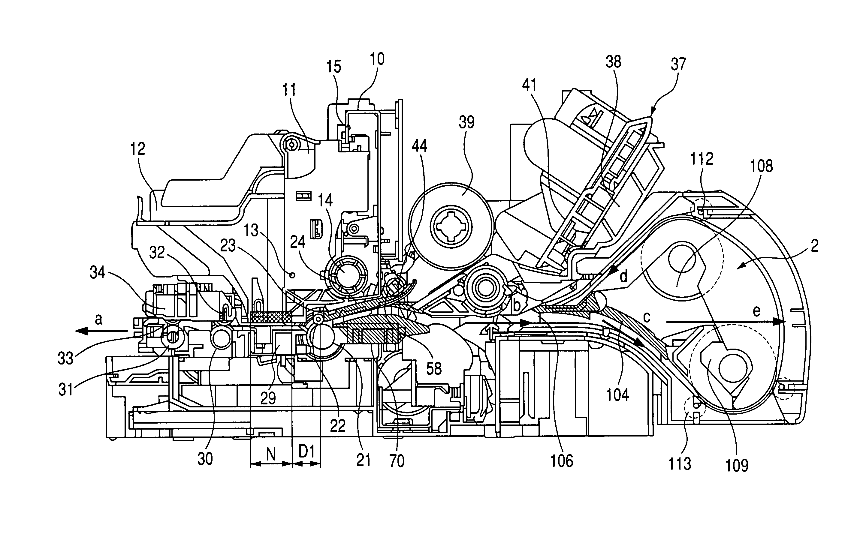 Both-side recording apparatus