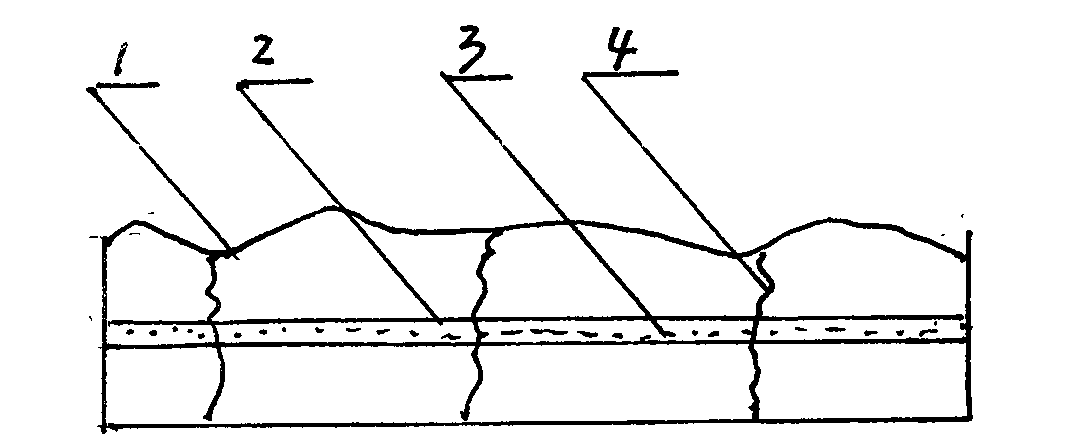 Layer pad production method