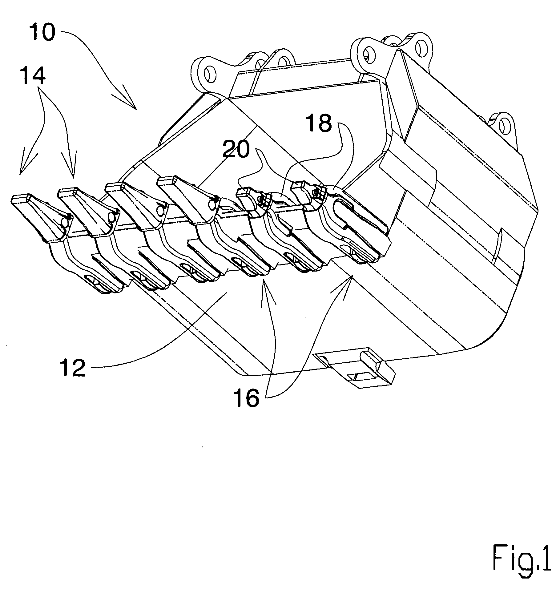 Excavator tooth retention device