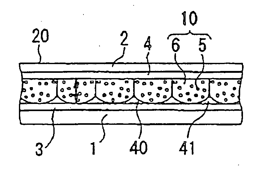 Electrophoretic device having an opening