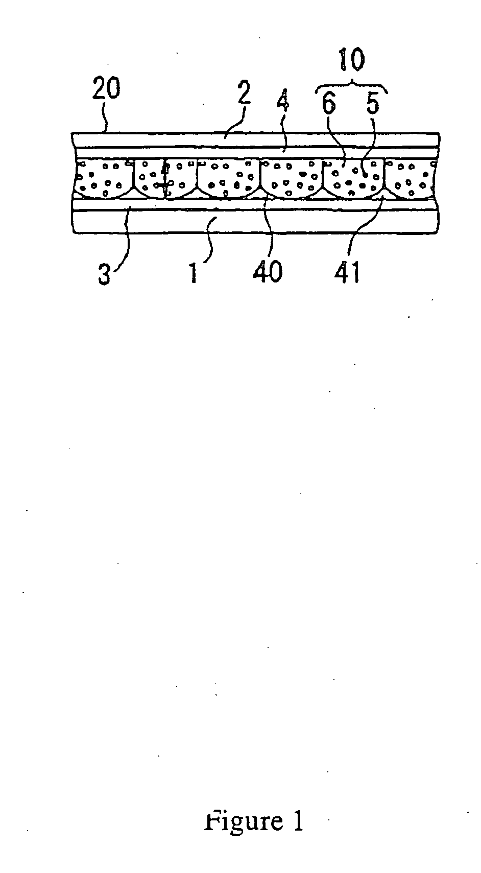 Electrophoretic device having an opening