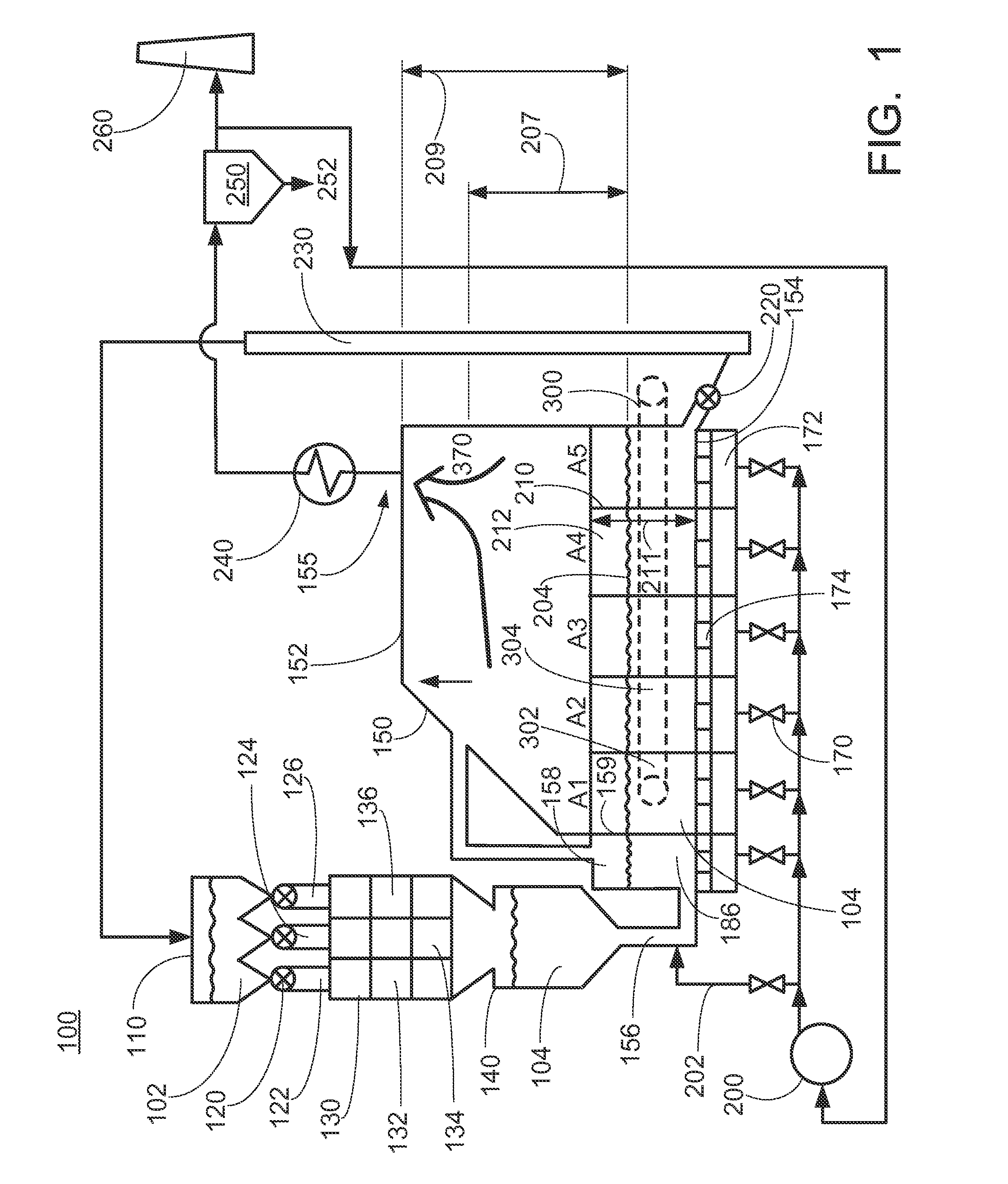 Concentrated solar power solids-based system