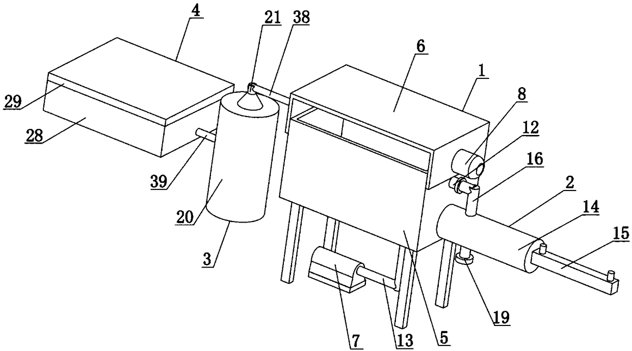 Sewage purifying line and method