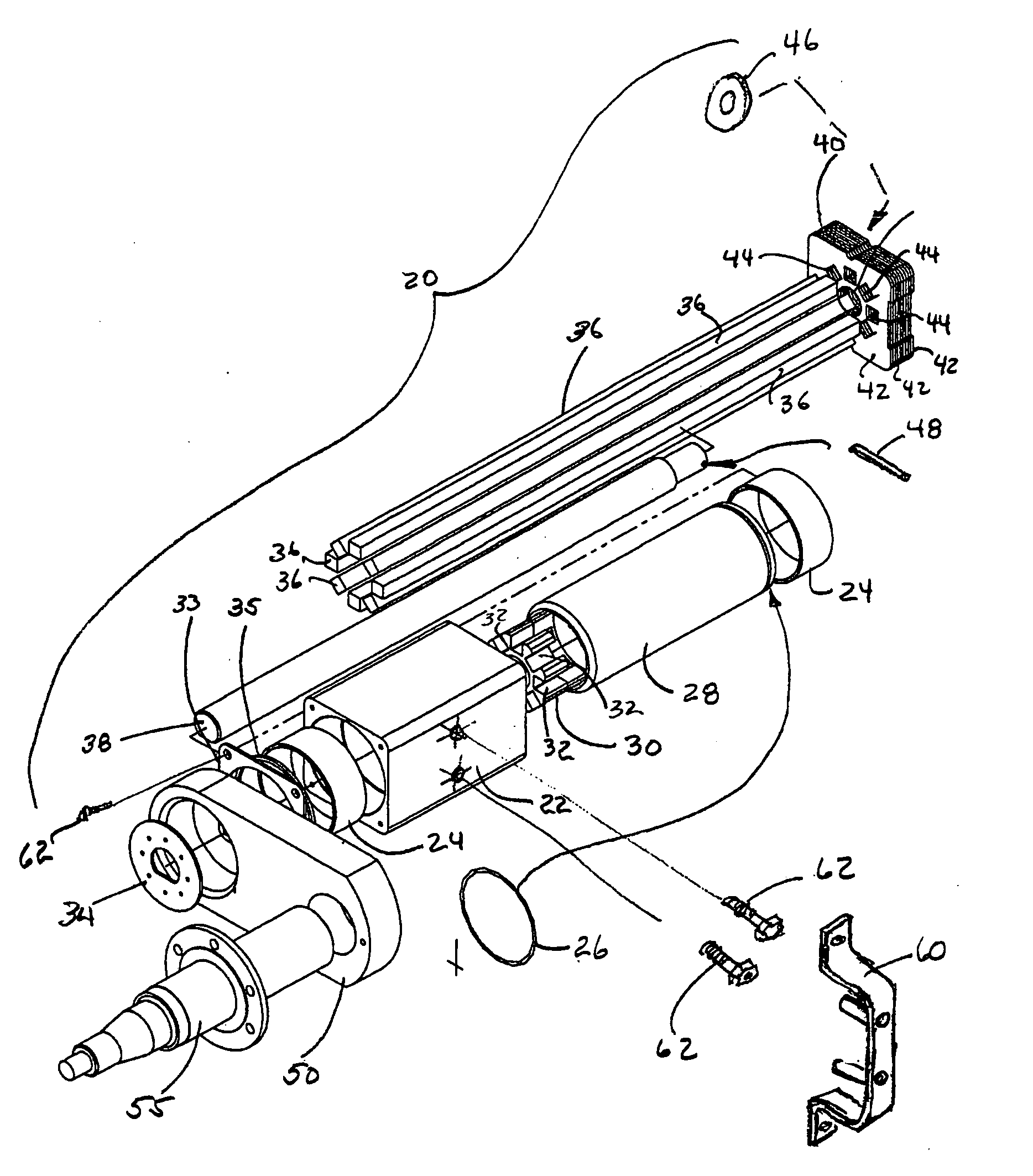 Torsion spring cartridge