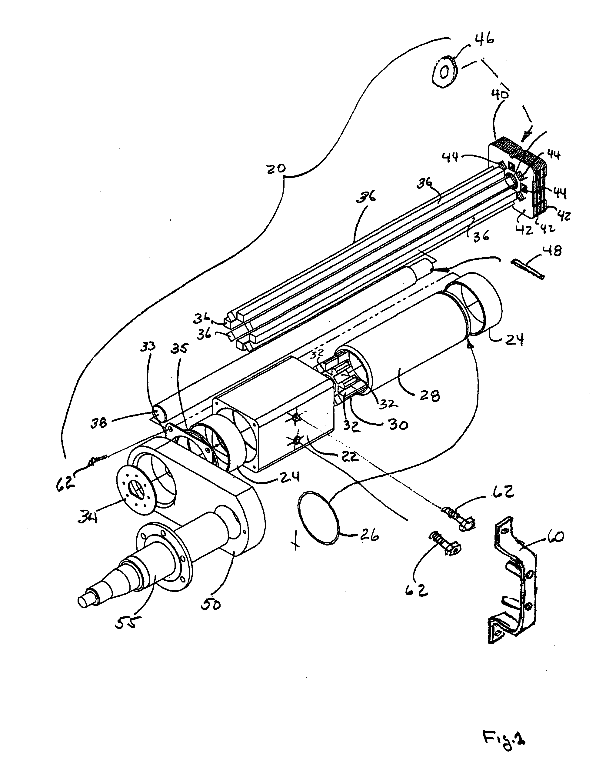 Torsion spring cartridge