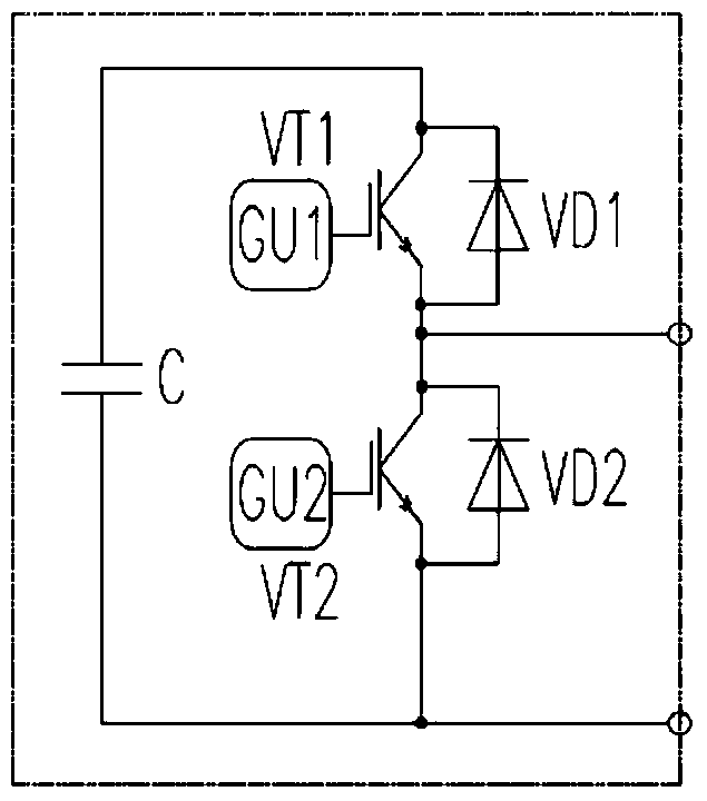 Direct-drive wind power conversion structure based on MMC and bipolar direct-current transmission structure