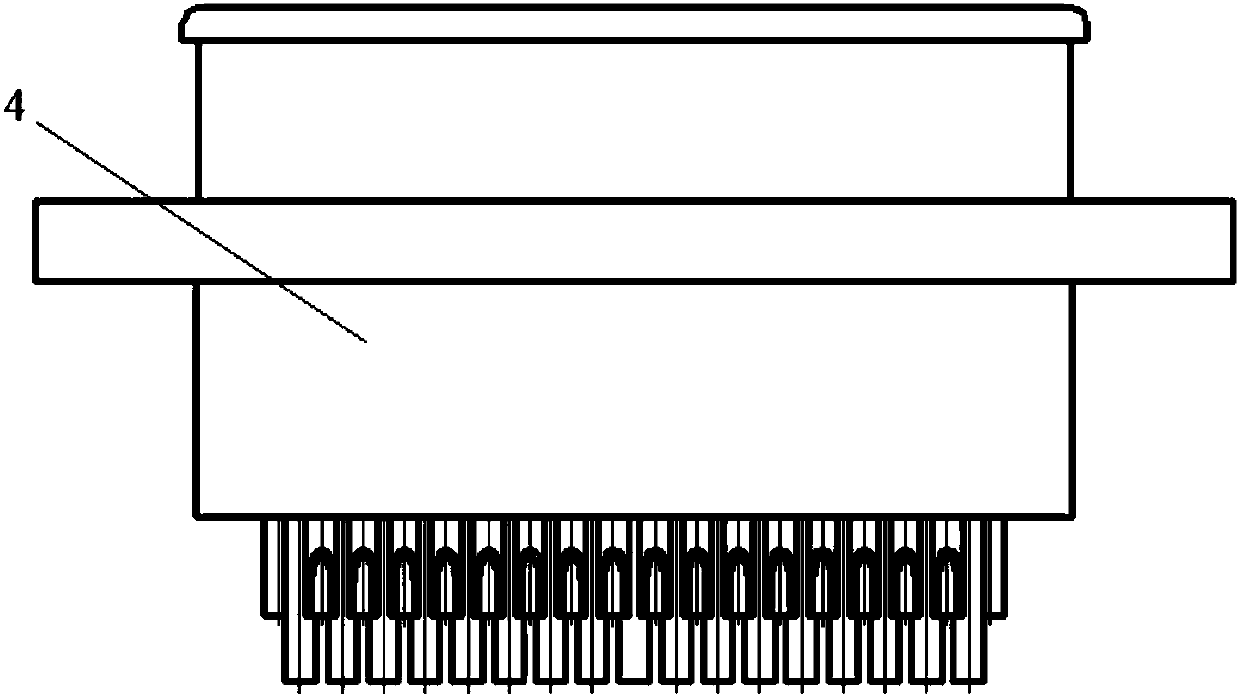 Ceramic feed-through filter integrated block, filtering electric connector and preparation method thereof