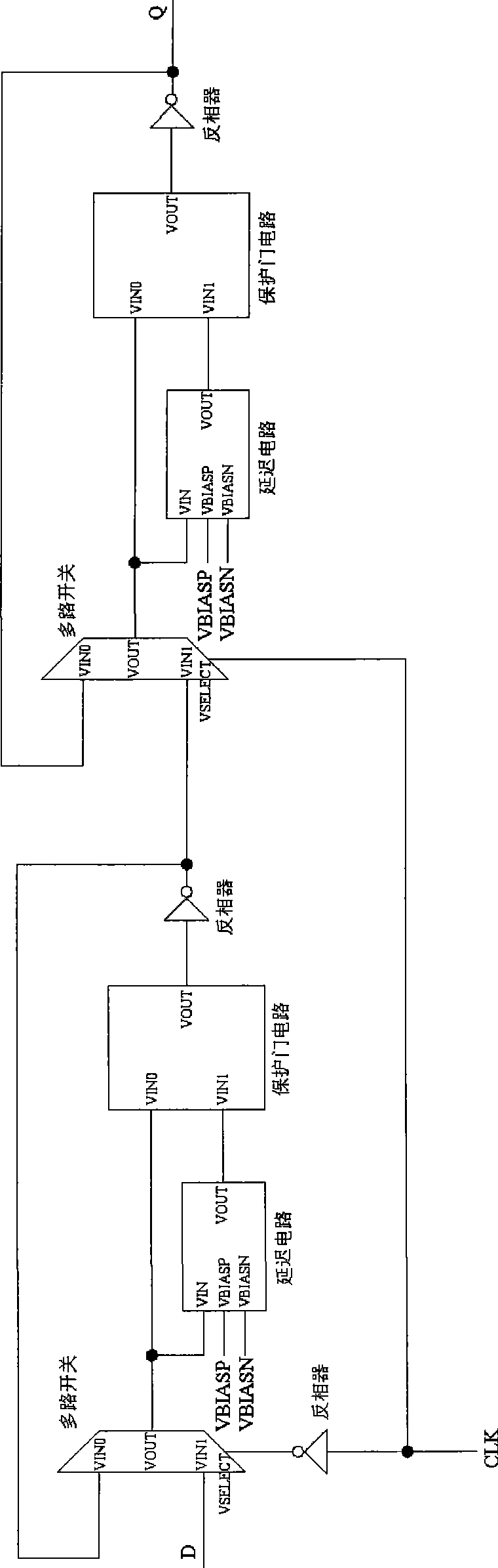 Single particle upset and single particle transient pulse resisiting D trigger