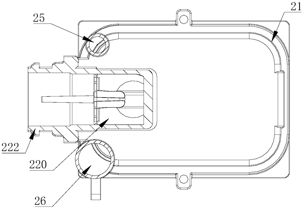 Inlet valve and washing machine integrated with heating function