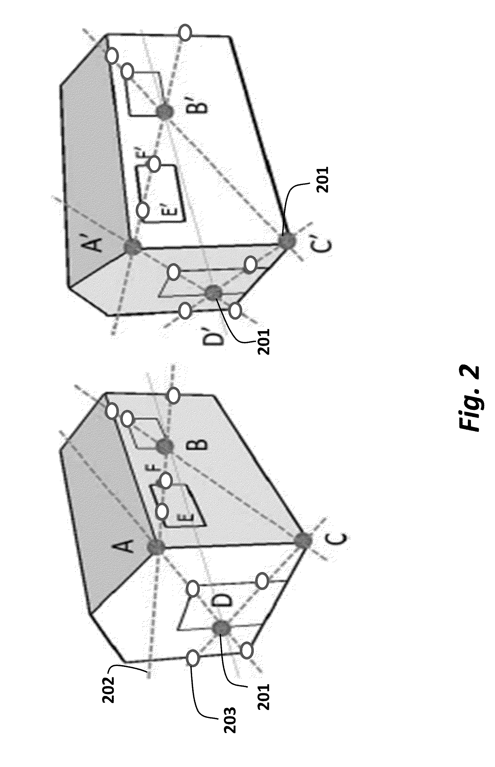 Method for 3D Scene Reconstruction with Cross-Constrained Line Matching