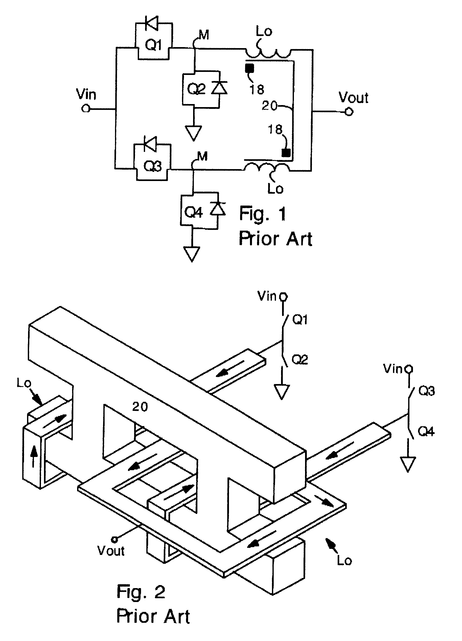 Multiphase voltage regulator having coupled inductors with reduced winding resistance