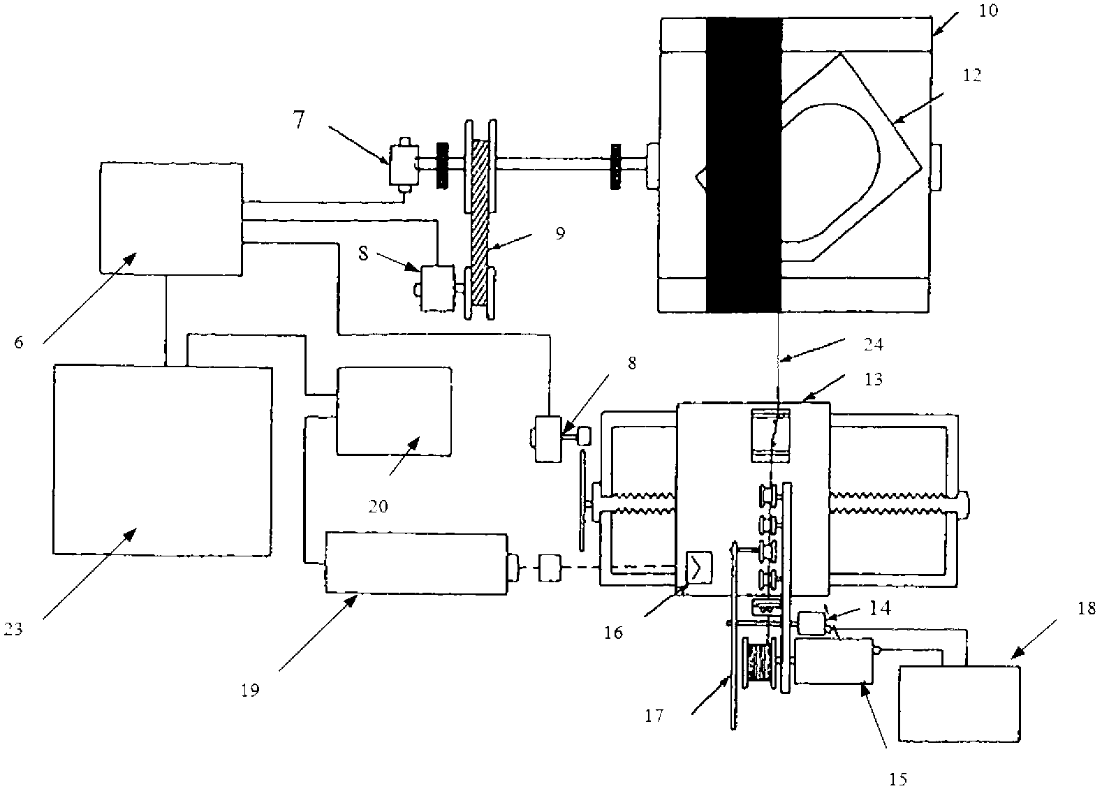 Manufacturing device and manufacturing method for supportless polarized separation grid at microwave band