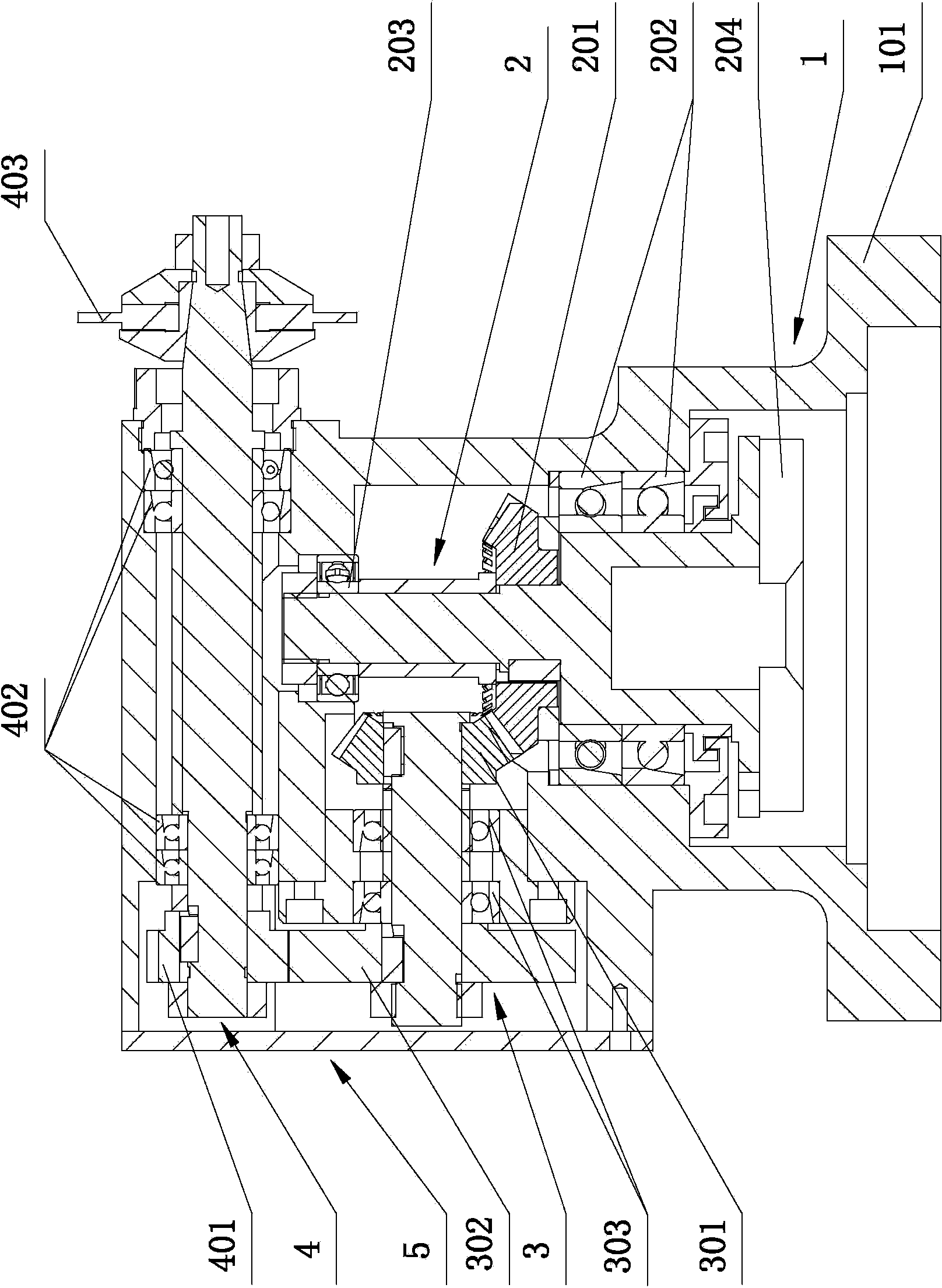 Saw blade right-angle head