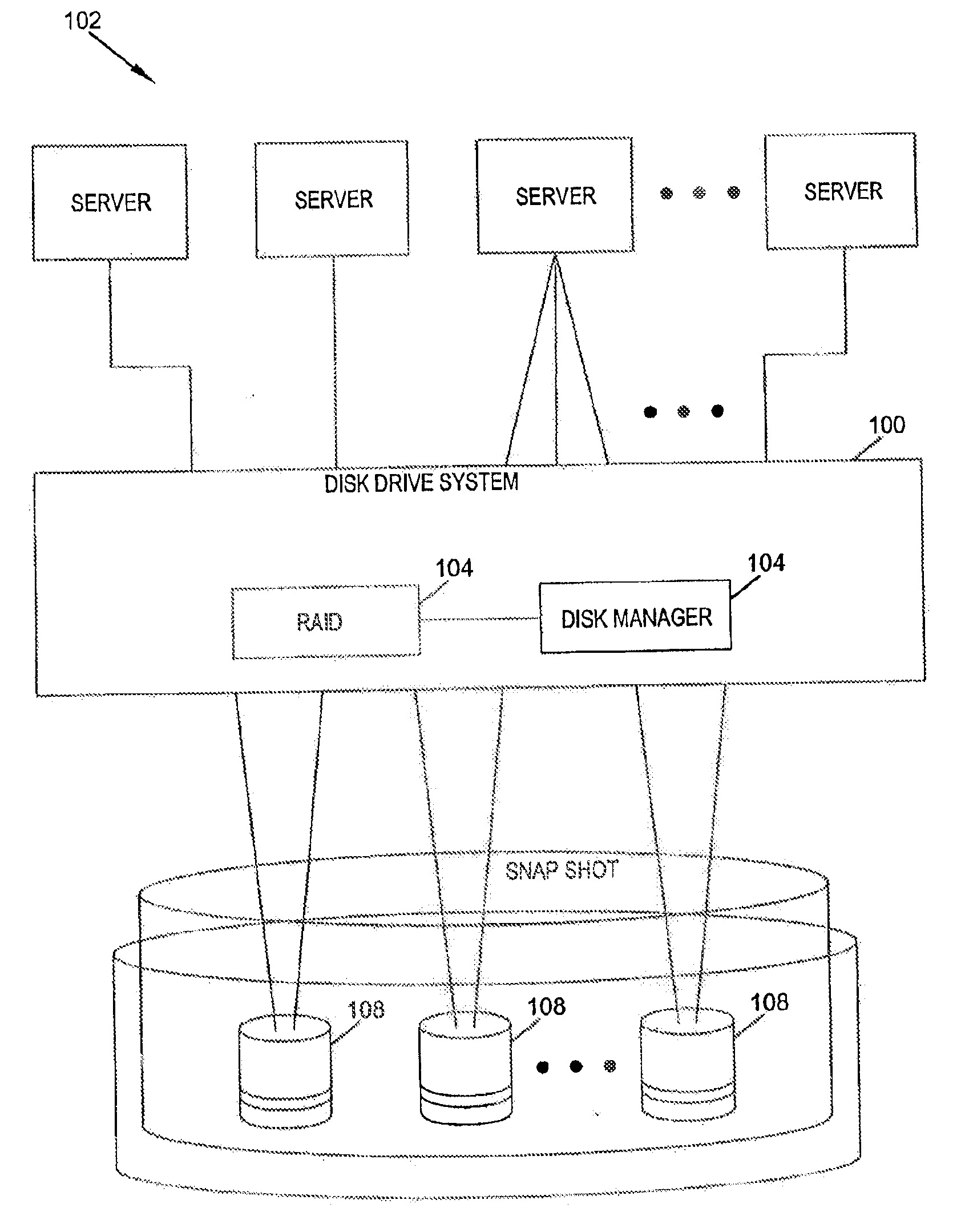 Virtual disk drive system and method with cloud-based storage media