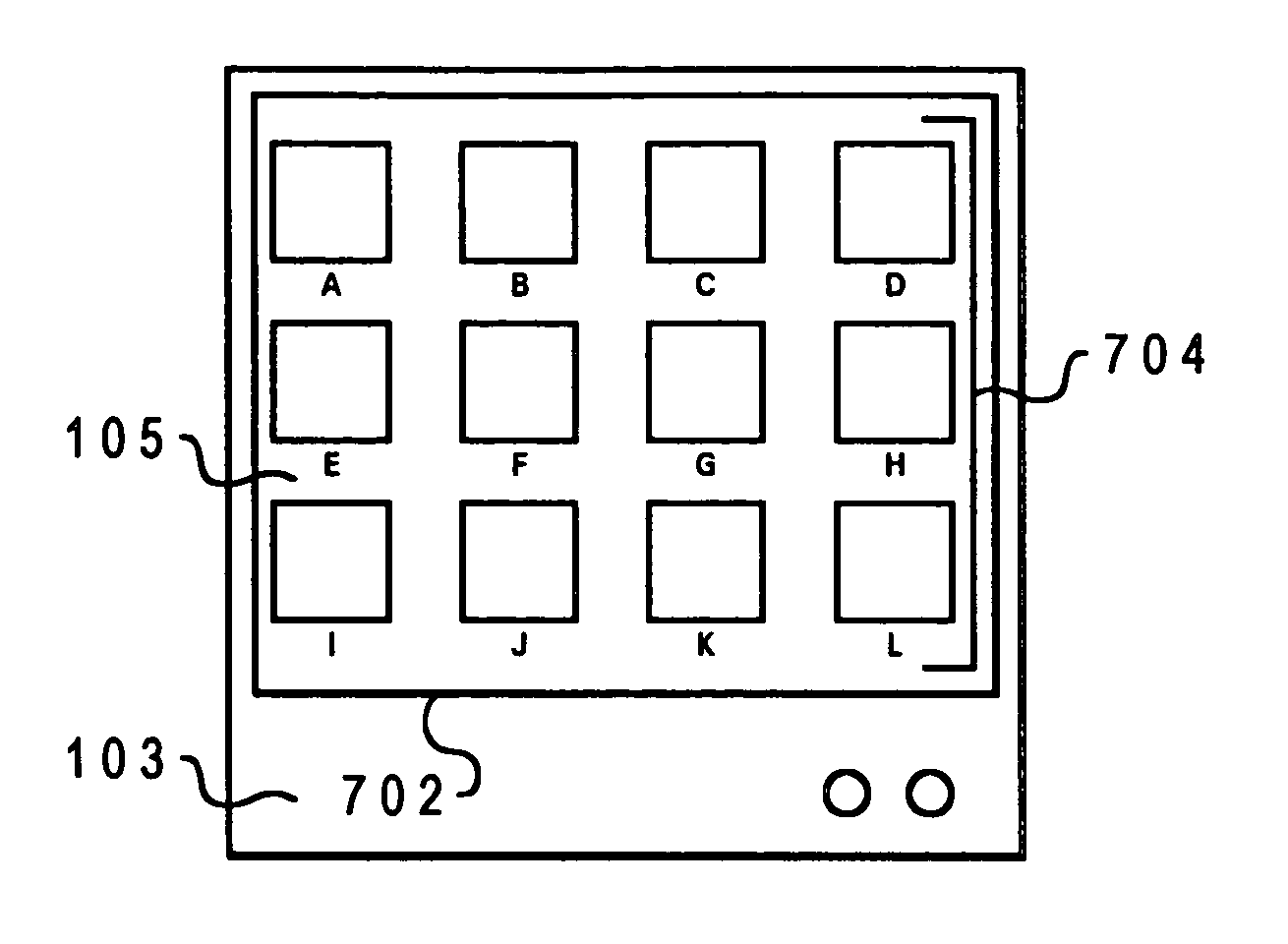 Automatically scaling icons to fit a display area within a data processing system