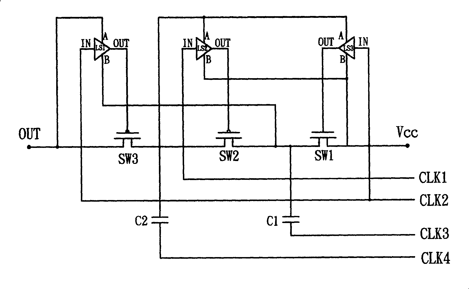 DC power coverting circuit and DC power coverting device