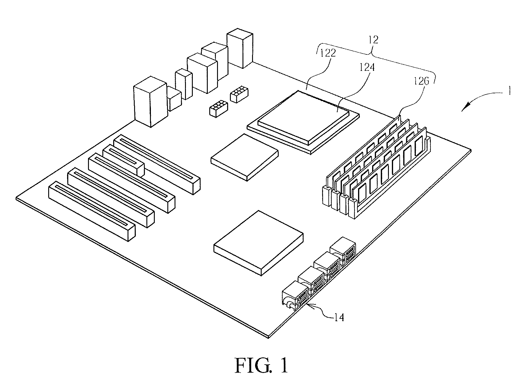 Connecting module with optical indication