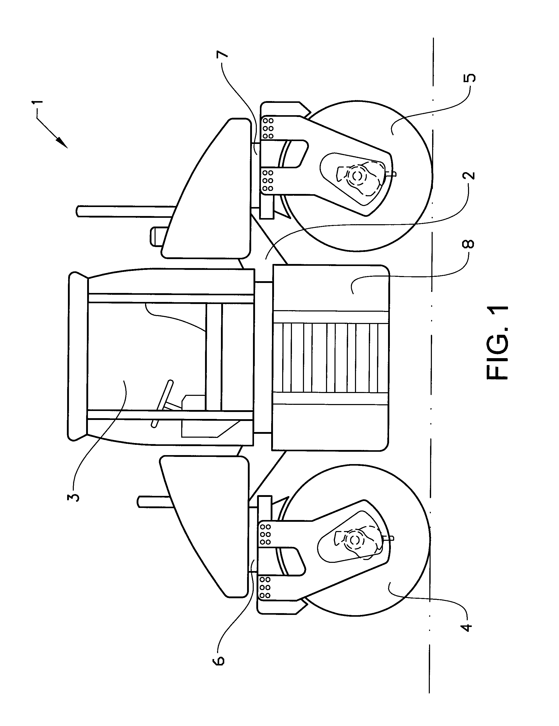 Hydraulic system for driving a vibratory mechanism