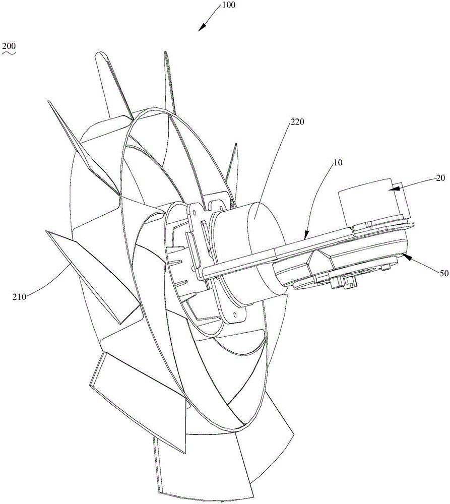 Head shaking mechanism of household appliance and household appliance