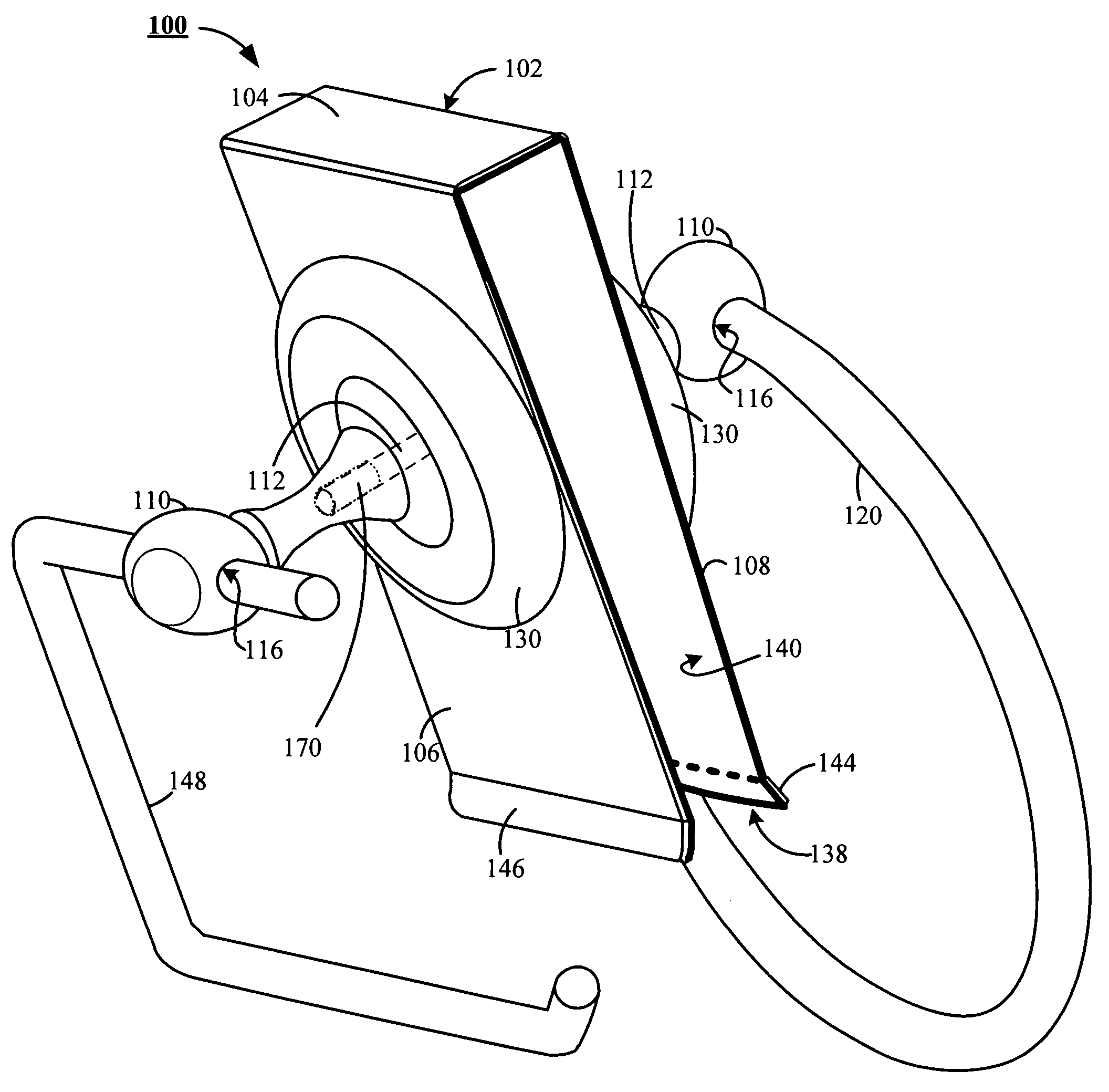 Portable article support apparatus