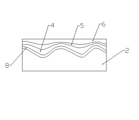 White-surface coated craft paper and production method thereof