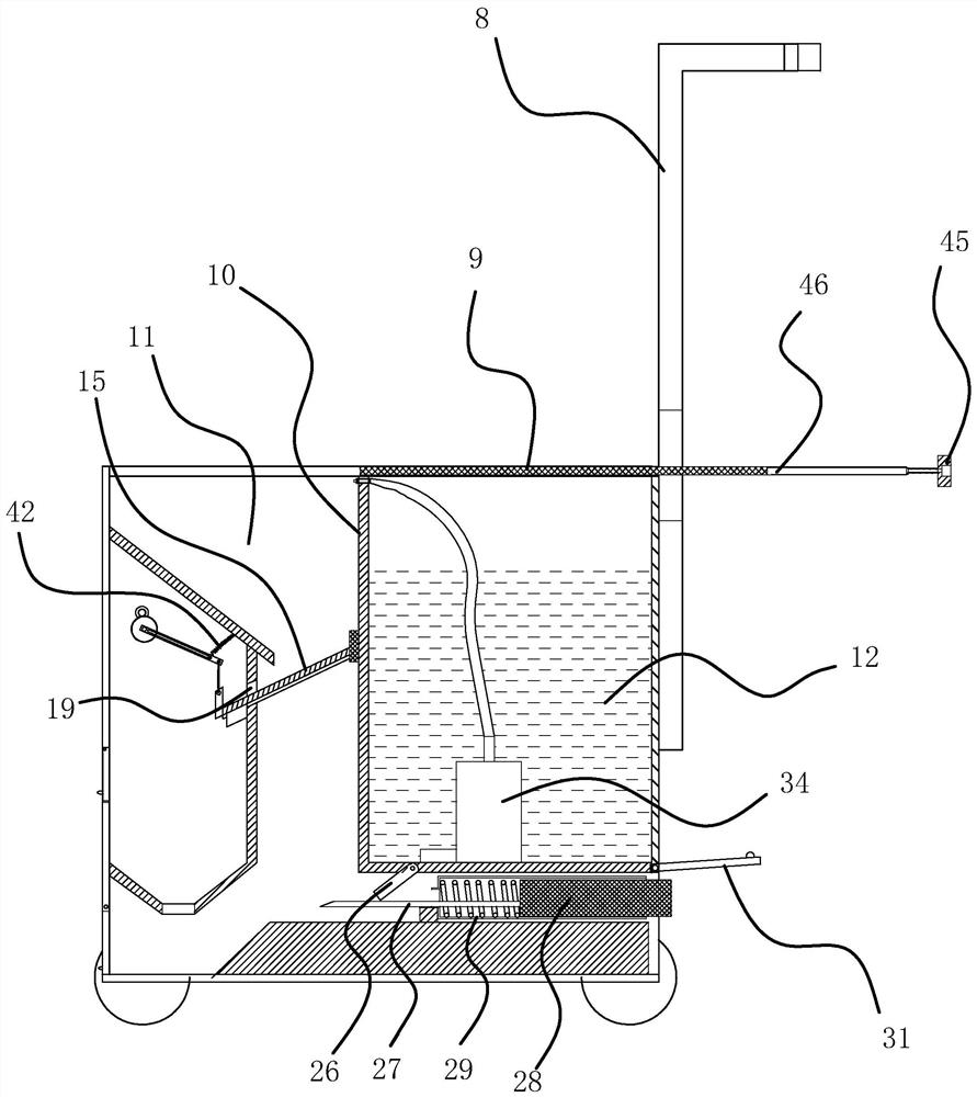 Hospital seat device facilitating excrement and urine collection