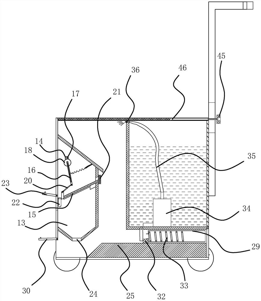 Hospital seat device facilitating excrement and urine collection