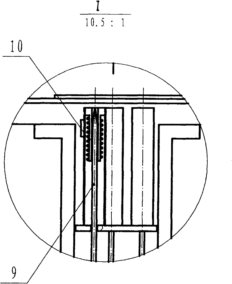 Device for ironing collar badge hole