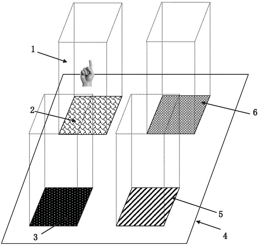 General gesture command transmitting and operating device and method